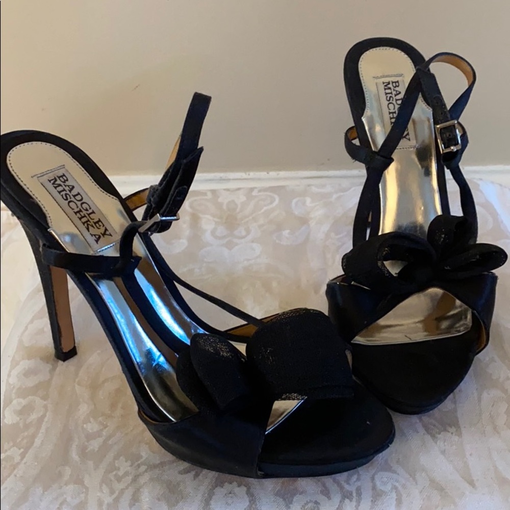 Bagdely Mischka Xavier Bow Slingback Sandals